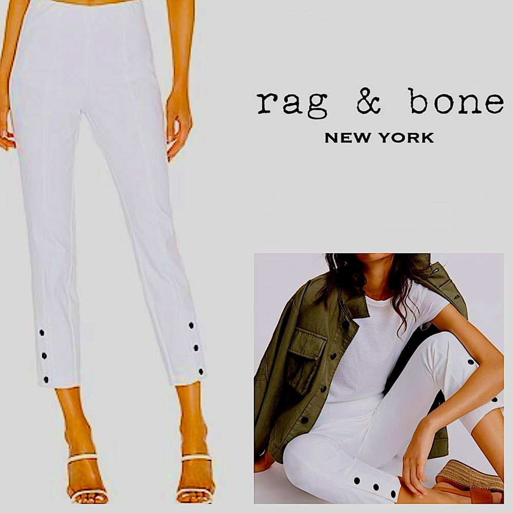 🆕💟RAG & BONE HIGH RISE CROP SNAP PANT💟🆕